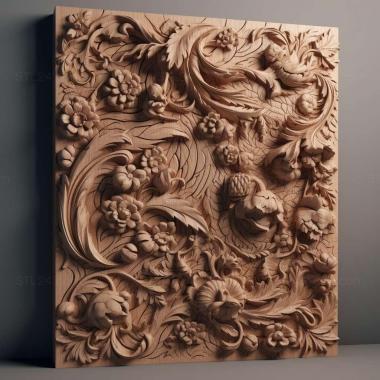 Patterns and decorations stl dense 2 3d model
